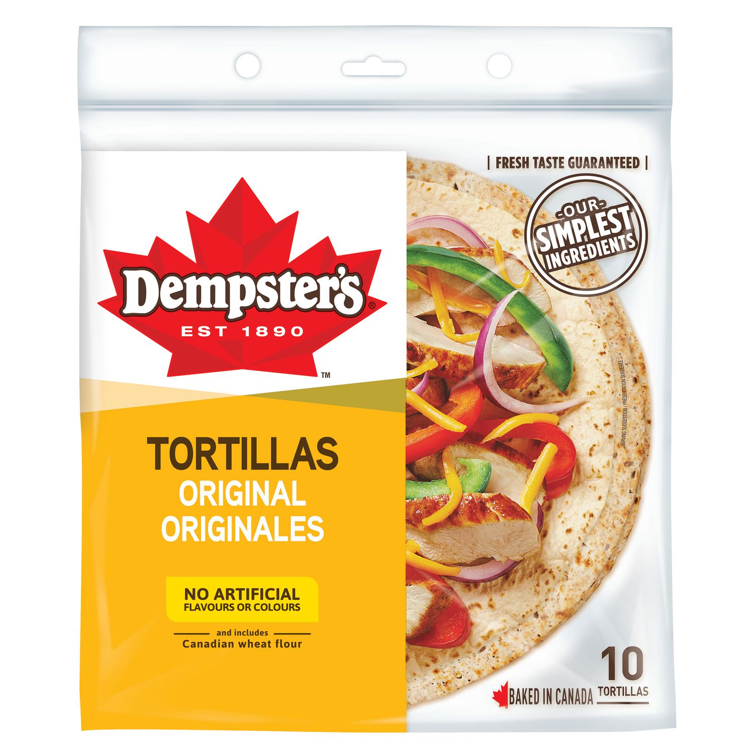 Dempster’s® Original 10” Tortillas Delivery