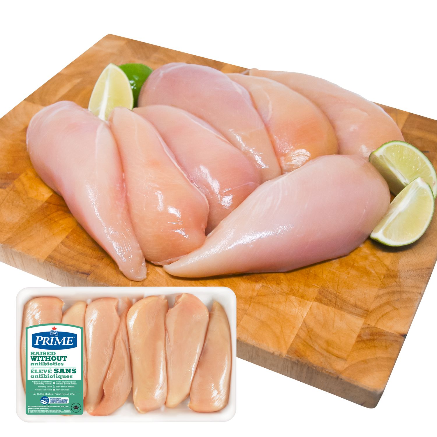 Prime Boneless Skinless Chicken Breast, Raised without Antibiotics Delivery