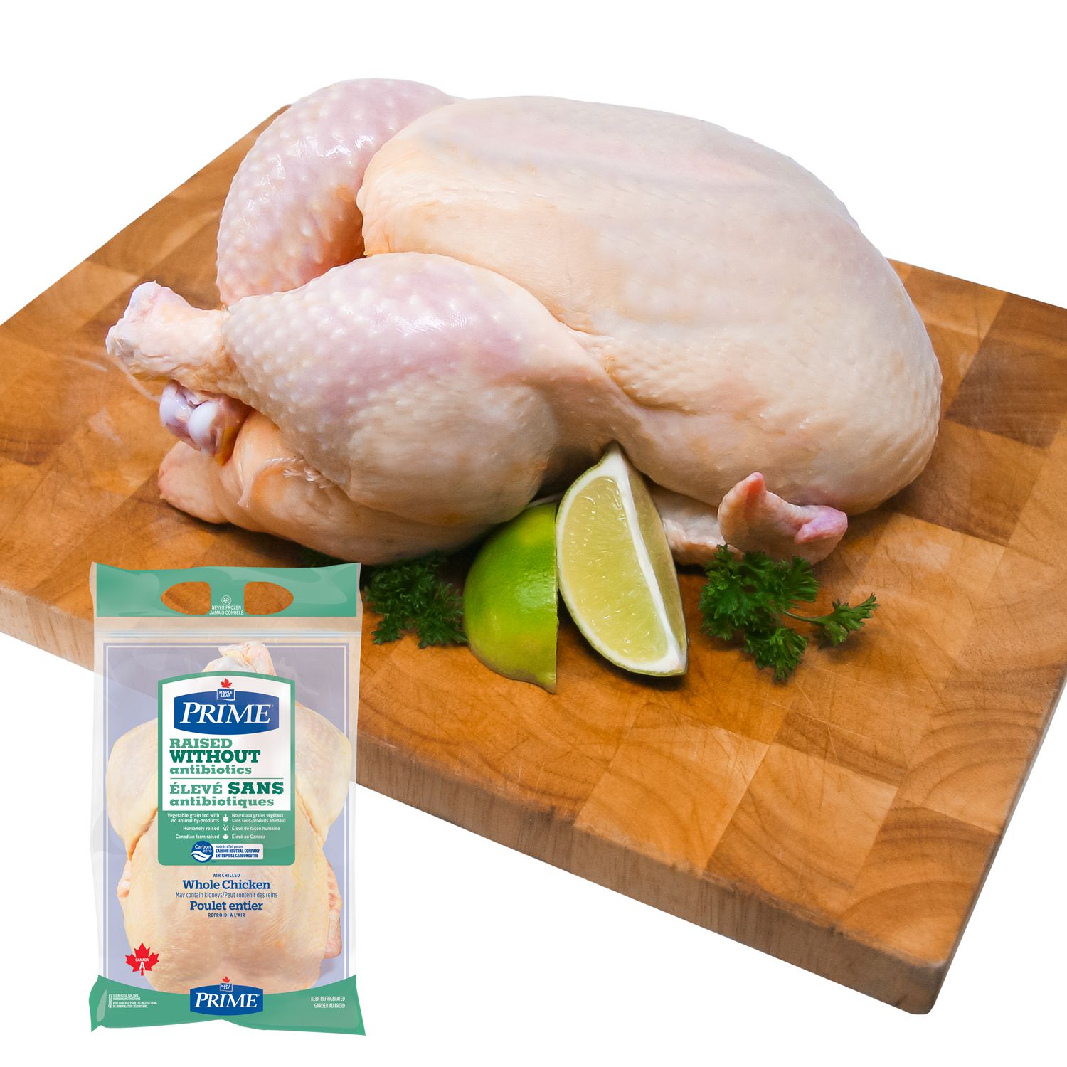 Prime Whole Chicken, Raised Without Antibiotics Delivery